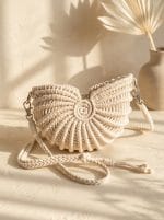 Macrame Shell Bag – Handmade Boho Crossbody Bag