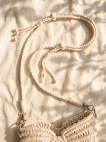 Macrame Shell Bag – Handmade Boho Crossbody Bag - Image 4